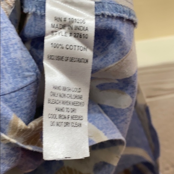 Soft Surroundings S shell seeker embroidered tunic - Picture 8 of 8